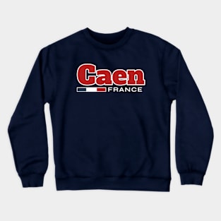 Caen France Retro Crewneck Sweatshirt